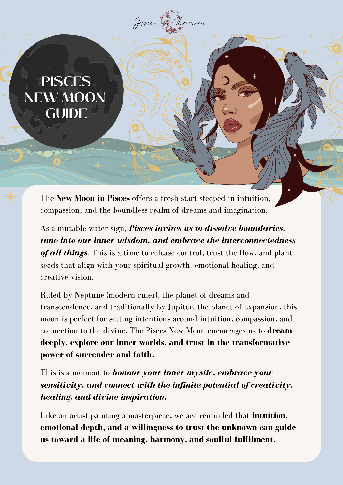 New Moon in Pisces Guide FREE