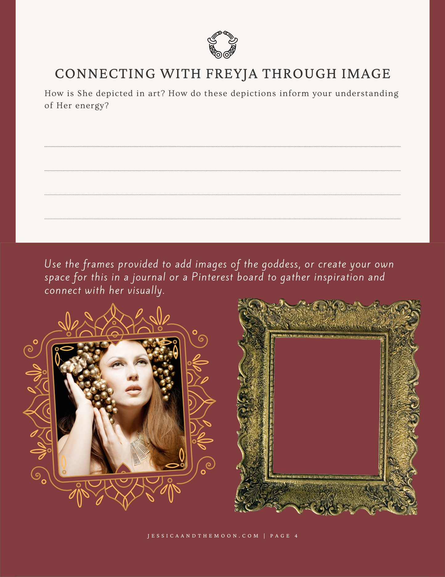 Goddess Workbook: Freyja