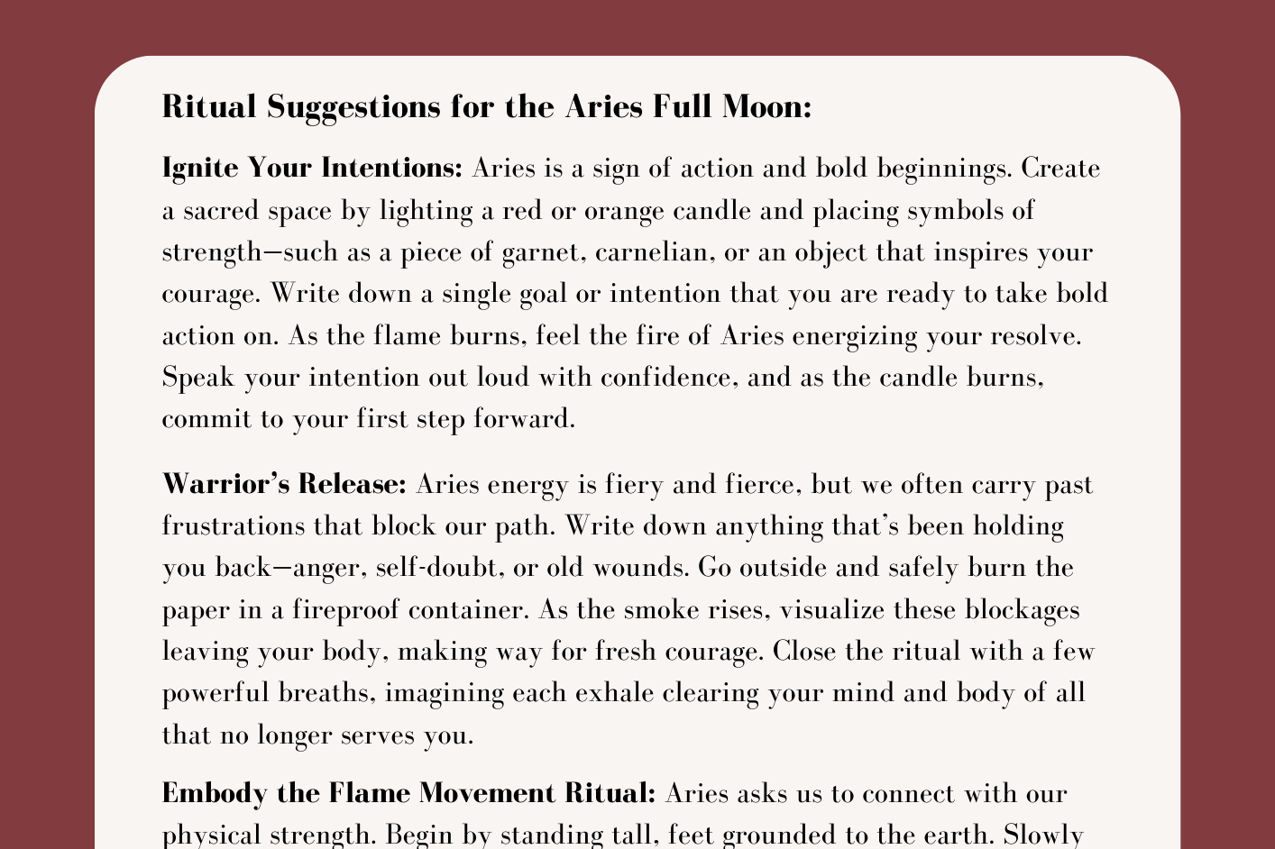 Full Moon in Aries Guide