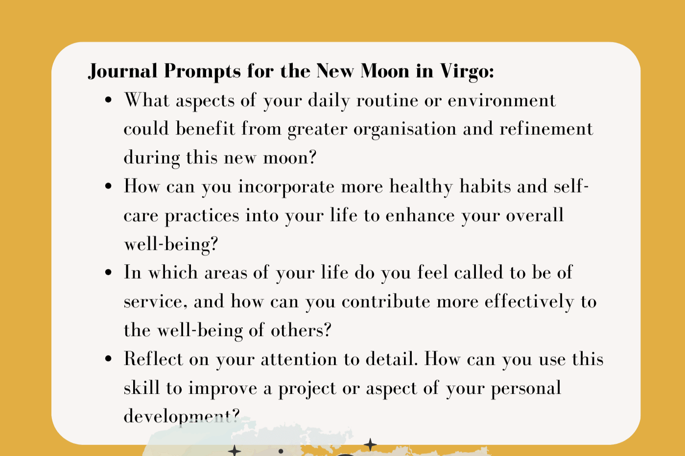 New Moon in Virgo Guide FREE