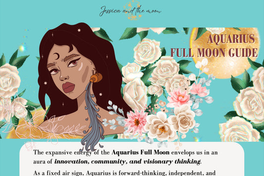 Full Moon in Aquarius Guide - Jessica and the Moon