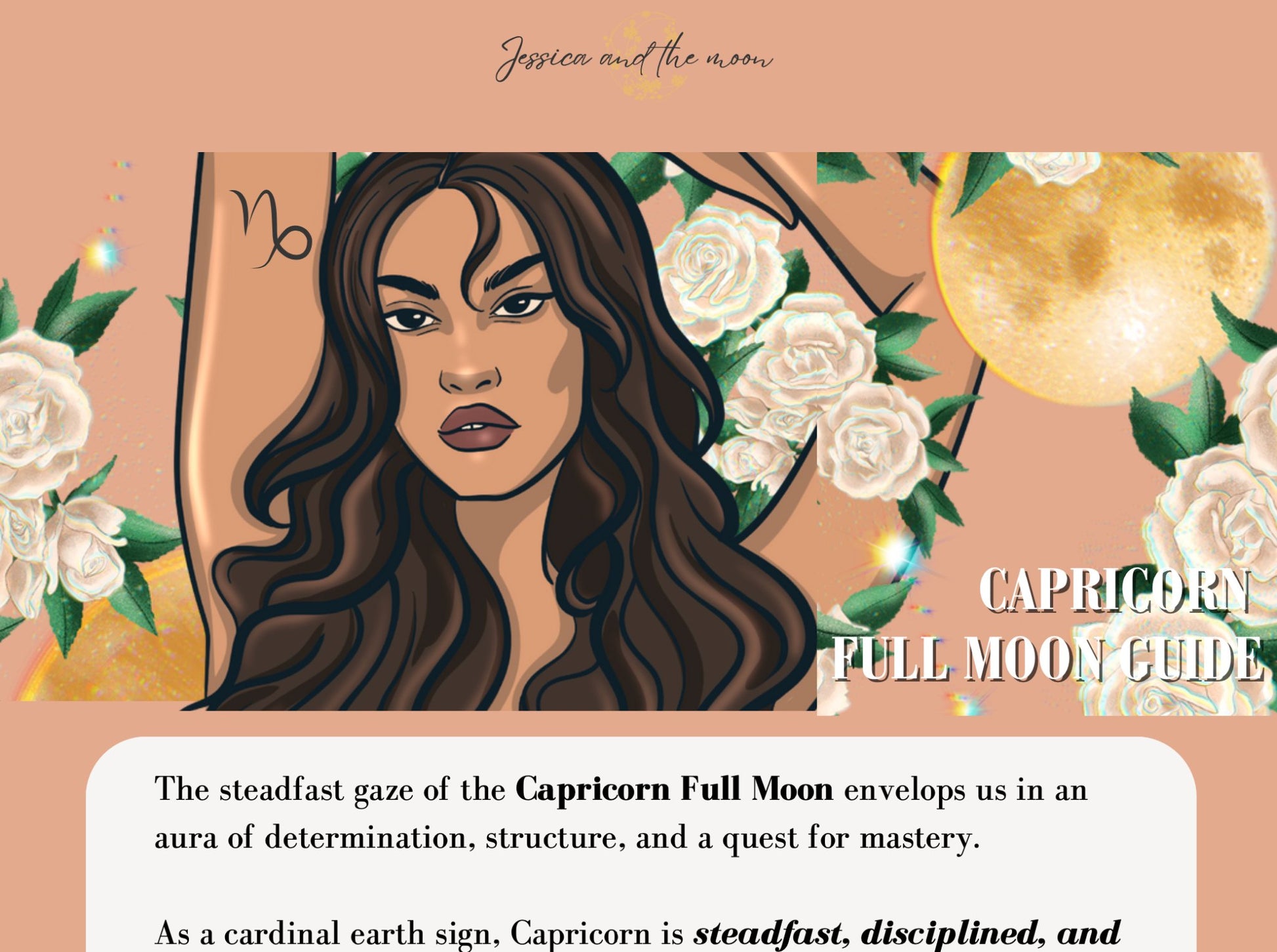 Full Moon in Capricorn Guide - Jessica and the Moon